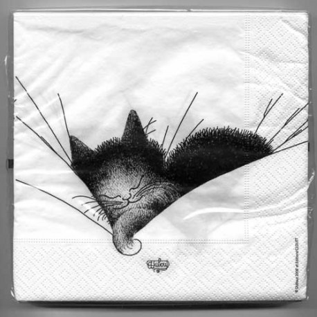 Serviettes Gros Dodo - Collection Chats Dubout