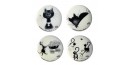 Quatre Magnets décapsuleurs - Collection Chats dubout