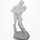 Statue Couple Nu - L'Etreinte