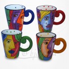 4 Mugs assortis - Collection Muzeum