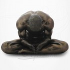 Body Talk - Homme nu en Méditation - Yoga
