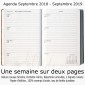 Agenda Scolaire 2018-19 Safavide Mini 9,5x14 - 13 mois (Sept. 2018 à Sept. 2019)