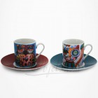 2 Tasses Expresso Chat et Chouette- Collection Design Allen
