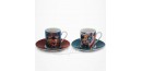 2 Tasses Expresso Chat et Chouette- Collection Design Allen