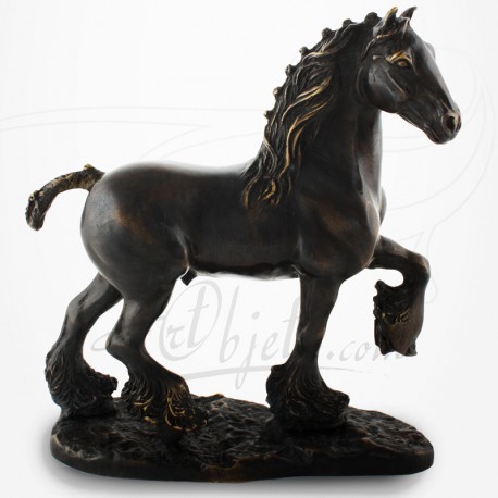 Cheval de trait Bronze