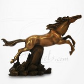 Cheval Bronze Fougueux