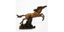 Cheval Bronze Fougueux