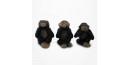 3 Singes de la sagesse - Porcelaine