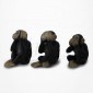 3 Singes de la sagesse - Porcelaine