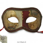 Masque de Venise - Civette décorée Sérénissime - Masque loup