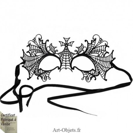 Masque Loup de Venise en Métal - Civette - Gothique