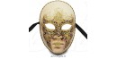 Masque de Venise - Visage décoré Violet et doré.