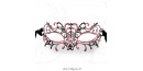 Masque Loup de Venise - Civette Dentelle Métallique