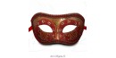 Masque de Venise - Civette Luxe Rouge - Masque Loup