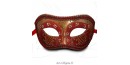 Masque de Venise - Civette Luxe Rouge - Masque Loup