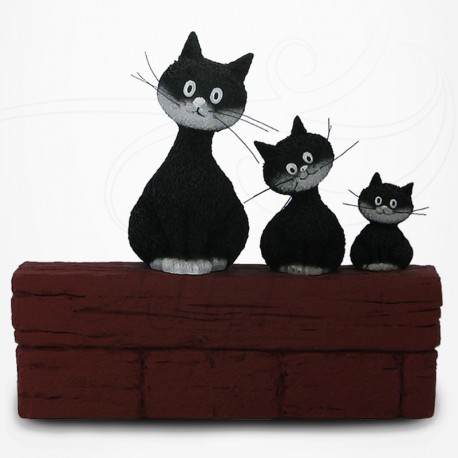 Chat Dubout - Le trio