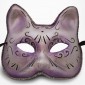Masque Vénitien - Masque Chat Violet et argenté