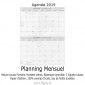 Agenda 2019 - Glamour Urbain 18x23 - un Jour par Page