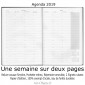 Agenda 2019 - Azur 21x30 - Une Semaine sur deux Pages