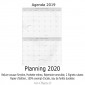 Agenda 2019 - Azur 21x30 - Une Semaine sur deux Pages