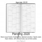 Agenda 2019 - Azur 9x18 - Une Semaine sur Deux Pages