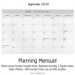 Agenda 2019 - Noir Marocain 12x17 - Une Semaine sur Deux Pages