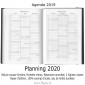 Agenda 2019 - Imagination 12x17 - Une Semaine sur Deux Pages