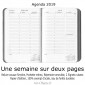 Agenda 2019 - Papillons 9,5x14 - Une Semaine sur Deux Pages