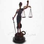 Statue La Justice en Bronze