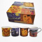 4 Mugs Artistes 300ml - Collection Artistes
