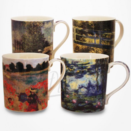 4 Mugs assortis Claude Monet - Collection Artistes