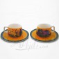 2 Tasses expresso Jungle Song de Laurel Burch