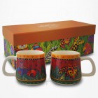 2 Mugs Jungle Songs - Collection Laurel Burch