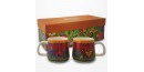 2 Mugs Jungle Songs - Collection Laurel Burch