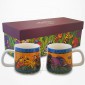 2 Mugs Jungle Songs Laurel Burch