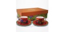 2 Tasses Expresso Jungle Songs - Collection Design Laurel Burch