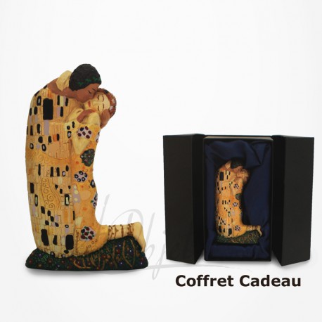 Coffret figurine d'Art, Le Baiser de Gustav Klimt