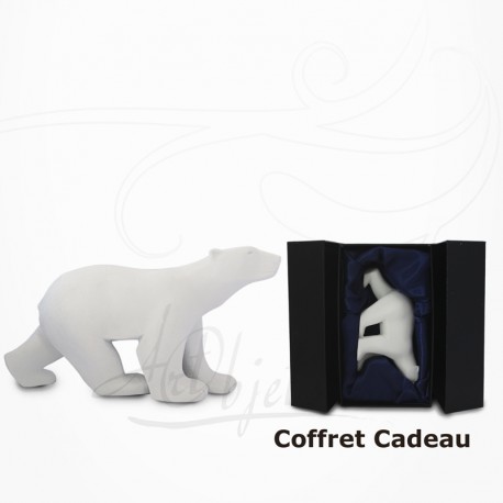 Coffret figurine d'Art, Ours Blanc de François Pompon