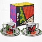 2 Tasses Expresso Choeurs- Collection Britto