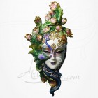 Masque Vénitien - Visage Il Pavone Coloré