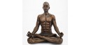 Body Talk - Homme Assis Yoga Lotus - Tatoué