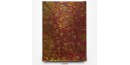 Carnet Fleur Fuchsia Doré - Papier Brocart