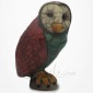 Hibou - Chouette sur socle en Raku