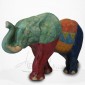 Éléphant marchant en Raku