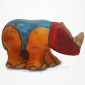 Rhinocéros en Raku