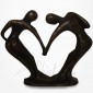 Statue Couple Coeur