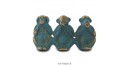 3 Singes de la sagesse - Bronze Bleu