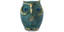 Chouette Boule - Bronze Bleu