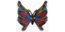 Boîte à secrets Papillon - Métal émaillé avec strass