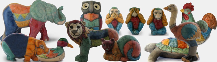 Figurines Raku